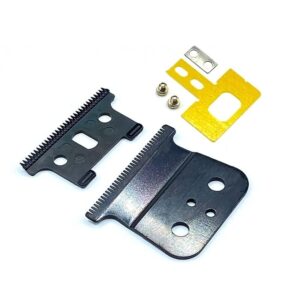 Hair clipper blade compatible with Andis T-Outliner, Hair Cutting Machine Carbon Steel Ceramic Trimmer Blade Knife Replacement Parts