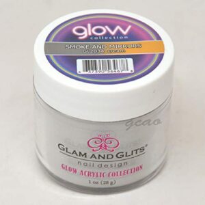 Glam and Glits ACRYLIC Glow in the Dark Nail Powder – Smoke and Mirrors 2034