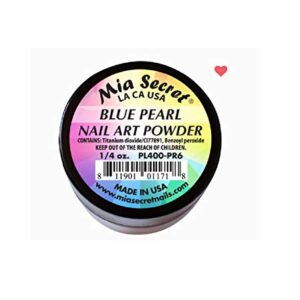 Mia Secret Nail Art Powder Pearl Collection – .25 oz (Blue Pearl)