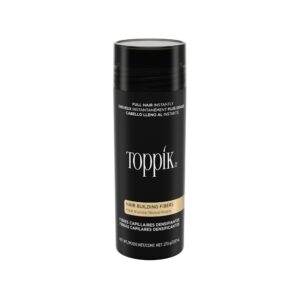 Toppik Hair Building Fibers, Instantly Fill in Thinning Hair for a Fuller, Thicker Look, Natural Keratin Formula for Men & Women, 9 shades and 4 size options