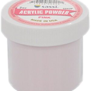 Sassi Acrylic Powder Professional Salon Quality 2oz Pink