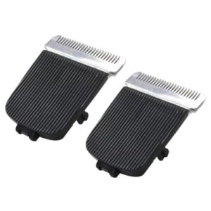 2Pcs Replacement Blade for Manscaped Lawn Mower 4.0 3.0 2.0 Electric Groin Hair Trimmer Blade, Hygienic Snap-In Replacement Clipper Blades – Black