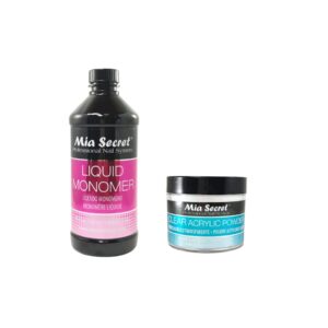 Mia Secret Liquid Monomer 16 oz and Clear Powder 2 oz