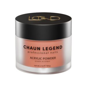 Chaun Legend Acrylic Powder> 2 Oz Long Lasting Salon Quality> Bubble Free> Self Leveling Professional Manicures> Fake Nails> Carving & Extensions> Piece of Pie
