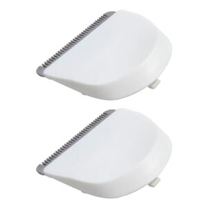 New 2PCs Hair Clipper Trimmer Blades Replacement Compatible for Wahl Peanut 8685, 8655, 8663, 8685-1701,White by Life Girl Star