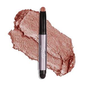Julep Eyeshadow 101 Crème-to-Powder Waterproof Eyeshadow Stick – Russet Shimmer – Long-Lasting, Crease-Proof, Rich Hints of Red And Shimmer Cream Eyeshadow with Built-in Smudger