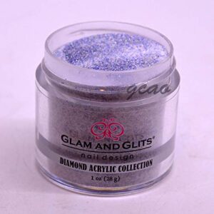 Glam Glits Acrylic Powder 1 oz Platinum DAC43