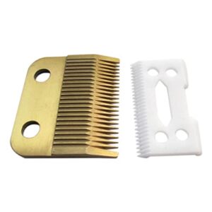 XIAMI Perfermance Professional Adjustable Replacement Blades Set #1006-30-15-10 for Reflections Senior #8501vv Hair Clippers Gold