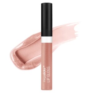 wet n wild MegaSlicks Lip Gloss, Ultra-Glossy, Vitamin-E Enriched, Ultra-Gloss High Shine Moisturizing, Cruelty-Free & Vegan – Sun Glaze