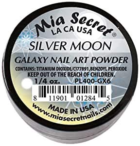 Mia Secret Professional Galaxy Collection Acrylic Powder 1/4 oz (Pick Your Color) (SILVER MOON)
