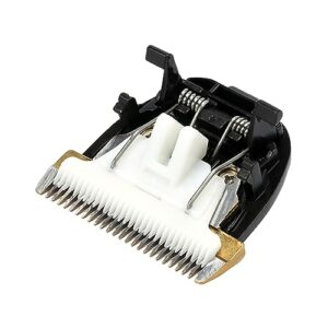 Generic Blade Clipper Head Tool Hair Trimmer Blade Cutter Hair Clippers Head Ceramics Blade Heads 24 Tooth Professional for Home Barber, Long