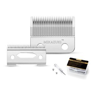 MIKAZUKI Clipper Blades Replacement for Wahl 5-Star Series Magic Clip Cord Cordless, and Sterling Reflections Senior for Professional Barbers & Stylists