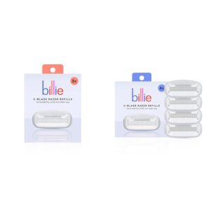 Billie Women’s Razor Refill Blades 5-Blade Cartridges – 8 Count and 4 Count Bundle