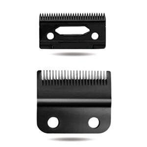 WFOX Universal Hair Clippers Replacement Blades for Wahl Magic Clip WAHL 8148/8504/8591/1919 Repair Parts (Black Blades)