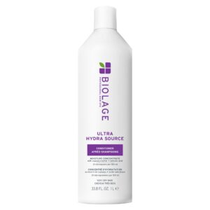 Biolage Ultra Hydra Source Conditioner – Intensely Conditions, For Very Dry, Thick, Coarse Hair, With Micro-dosed with Cupuaçu Butter & Salicylic Acid, 33.8 Fl Oz, Packaging may vary
