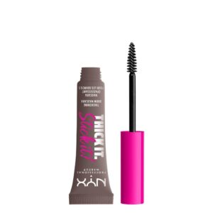 NYX PROFESSIONAL MAKEUP Thick It Stick It Thickening Brow Mascara, Eyebrow Gel – Cool Ash Brown