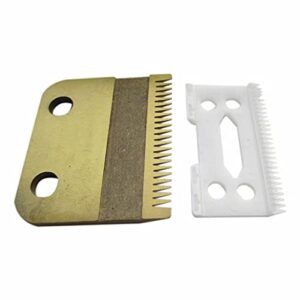 Premium Adjustable Replacement Blades Set #1006-30-15-10 for Magic Clip #8451 Hair Clippers Gold