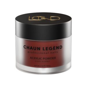 Chaun Legend Acrylic Powder> 2 Oz Long Lasting Salon Quality> Bubble Free> Self Leveling Professional Manicures> Fake Nails> Carving & Extensions> Hot Cocoa