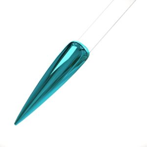 Mirror Chrome Powder for Gel Nail Art (Turquoise)