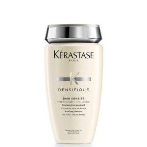 KÉRASTASE Densifique Densité Shampoo, Thickening & Strengthening Shampoo, Removes Build-Up & Adds Shine with Hyaluronic Acid for Fine, Thin & Thinning Hair, 8.5 Fl Oz