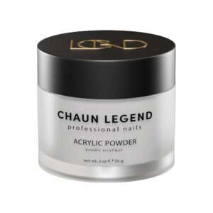 Chaun Legend Acrylic Powder> 2 Oz Long Lasting Salon Quality> Bubble Free> Self Leveling Professional Manicures> Fake Nails> Carving & Extensions> Bunny Hoppin’
