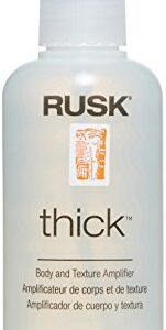 RUSK Designer Collection Thick Body and Texture Amplifier Spray, 6 Oz, For Fine, Limp, Flat or Lazy Hair Types – Contains Wheat Protein, Adds Strength, Texture, Volume & Moisture