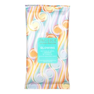 Pacifica Makeup Remover Face Wipes – Disposable Daily Face Cleansing Towelettes Wipes -Biodegradable & Eco-Friendly – Organic- Clean Beauty Vegan & Cruelty-Free Dermatologist Tested 10 Count