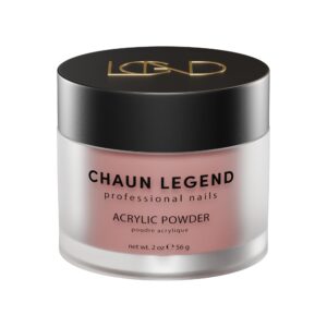 Chaun Legend Acrylic Powder> 2 Oz Long Lasting Salon Quality> Bubble Free> Self Leveling Professional Manicures> Fake Nails> Carving & Extensions> Mocha Delight