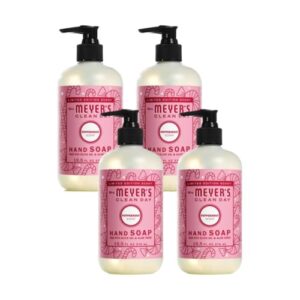 MRS. MEYER’S CLEAN DAY Peppermint Liquid Hand Soap Peppermint, 12.5 oz. (Pack of 4)