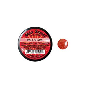 Mia Secret Professional Spark Collection Acrylic Powder 1/4 oz (Pick Your Color) (Red Spark)