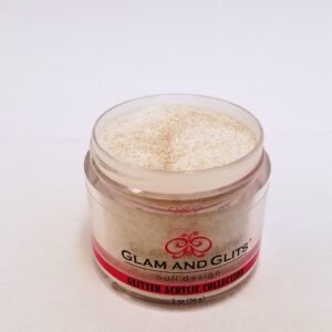 *GLITTER ACRYLIC COLORS POWDER* – 2oz/57g Jar – (GOLDEN JEWEL #16)