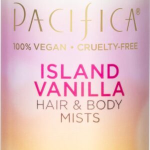 Pacifica Mini Island Vanilla Hair Mist Perfume and Full Body Spray for Women – Body Mist Fragrance Spray for A Mood-Lifting Experience, Paraben-Free, Clean Beauty Alcohol-Free, Vegan 2 oz