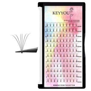 Lash Clusters 96 Pcs Cluster Lashes D Curl DIY Lash Extensions Eyelash Clusters DIY at Home (Y230)
