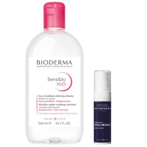 Sensibio H2O Micellar Water & Institut Esthederm – Intensive Hyaluronic Serum