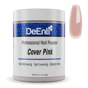 DeEnti Acrylic Nail Powder> 2oz Cover Pink Acrylic Powder Dip for Nails> Long Lasting Salon Quality> Bubble Free Professional Manicures> Fake Nails> Carving & Extensions