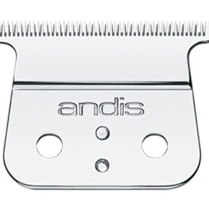 Andis 04575 Cordless T-Outliner Li Trimmer Stainless Steel Deep Tooth Replacement Blade, Stainless Steel