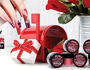Mia Secret ACRYLIC POWDER – RED GIFT COLLECTION 12pc Works W Acrylic Dip System