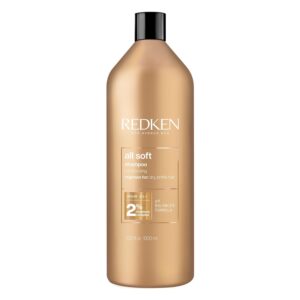 Redken All Soft Shampoo | Moisturizes and Deeply Hydrates| Softens, Smooths, and Adds Shine| Nourishing Shampoo for Dry Hair | Safe for Color-Treated Hair | With Argan Oil