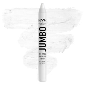 NYX PROFESSIONAL MAKEUP Jumbo Eye Pencil, Blendable Eyeshadow Stick & Eyeliner Pencil – Milk (White)
