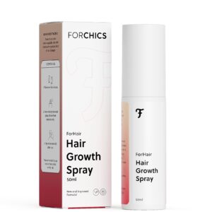 Forchics Advanced Hair Growth Oil Spray -Non-Greasy Hormone Free Formula – Promotes Thicker Natural Hair, Damage Repair, Loss Prevention, Ideal for Dry Scalp- ForHair