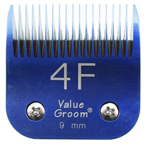 RYAN’S PET SUPPLIES Value Groom Titanium Ceramic #4 Finish Cut Blade, Blue