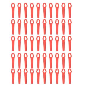 Fincos 50X Plastic Trimmer Blades for Bosch ART26LI ART26 Accutrim ART26 EasyTrim Accu