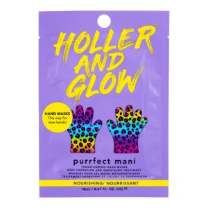 HOLLER AND GLOW Purrfect Mani> Hydrating Printed Hand Masks