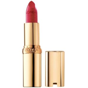 L’Oreal Paris Colour Riche Original Creamy, Hydrating Satin Lipstick with Argan Oil and Vitamin E, Ruby Flame , 1 Count