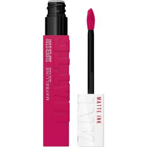 Maybelline Super Stay Matte Ink Liquid Lipstick Makeup, Long Lasting High Impact Color, Up to 16H Wear, Artist, Deep Pink, 1 Count, Packaging May Vary