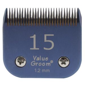 Value Groom Titanium Ceramic #15 Blade, Blue