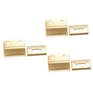 TOVINANNA 3sets Clipper Replacement Blade Clipper Head for Men Electric Trimmer Head Replacement Beard Hair Cutting 2pcs*3