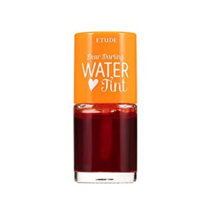 ETUDE Dear Darling Water Tint – Orange Ade (9g) | Vivid Color Lip Stain with Moisturizing Weightless & Non-sticky Finish Lip Stain | Smudge-proof Lip Tint | Korean Makeup, Kbeauty