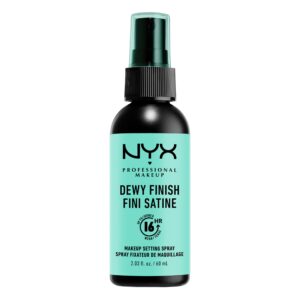 NYX PROFESSIONAL MAKEUP Makeup Setting Spray – Dewy Finish, Long-Lasting Face Mist for up to 16HR Wear, Vegan Formula