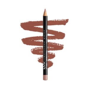 NYX PROFESSIONAL MAKEUP Slim Lip Pencil, Long-Lasting Creamy Lip Liner – Coffee